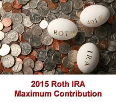 2015 Roth IRA maximum contribution